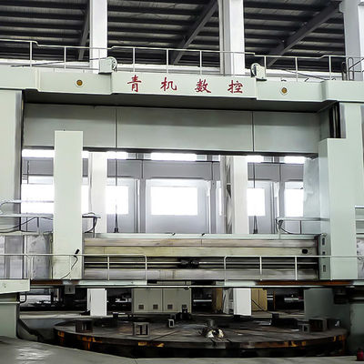 CK52100 Máy quay CNC dọc hạng nặng 10m Chuẩn mực xoay Twin Turret